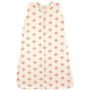 Touched by Nature Baby Girls Organic Cotton Sleeveless Wearable Sleeping Bag, Sack, Blanket, Dainty Rosette - 1 of 1