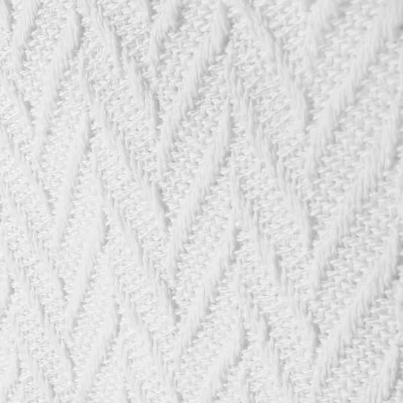 Bed Blanket | Soft 100% Cotton | Herringbone Design | All-Season Thermal Layering by California Design Den, 3 of 9