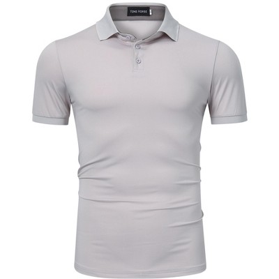 Collared Shirts for Men,Quick Dry Short-Sleeve Polo, Golf Polo Shirt Moisture Wicking Plain Tshirts