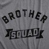 Mens Brother Squad T Shirt Funny Awesome Bro Sibling Joke Tee For Guys - Crazy Dog Men's T Shirt - 2 of 4