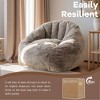 Kumasinova Large Bean Bag Chairs for Adults,Flannel Lounge Chair Indoor with Arms,Floor Sofa with High-Density Foam,Bean Bag Chair for Living Room - 4 of 4