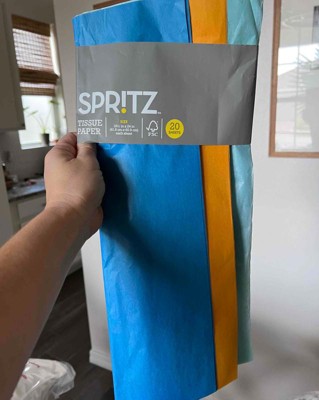 20ct Banded Tissue Paper Blue - Spritz™ : Target