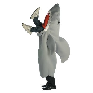 Imposta Costumes Adult Man-Eating Shark Costume Bodysuit Gray One Size - 1 of 1
