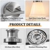 KAISITE Modern Vanity Light with Opal Glass Shade - 4 of 4