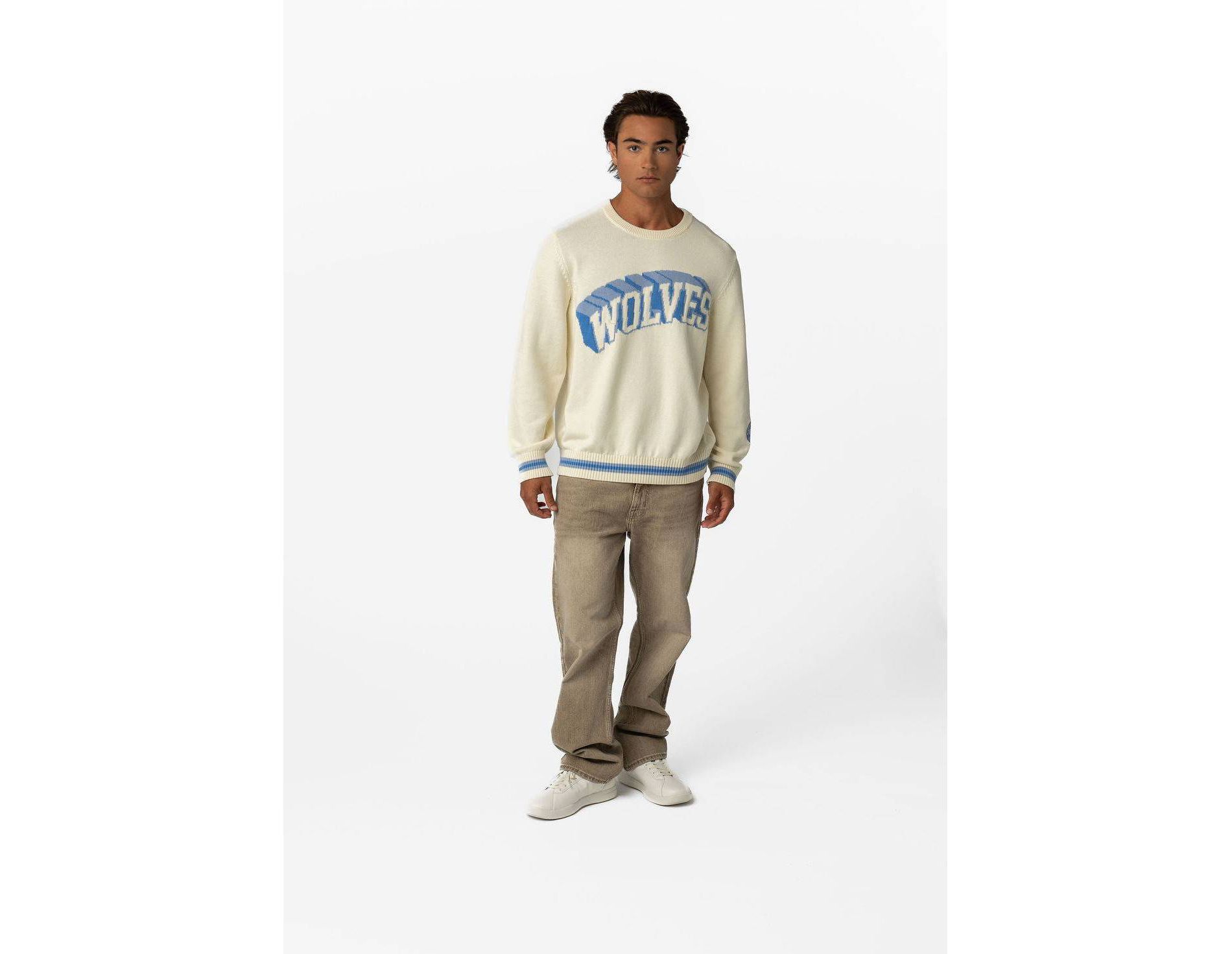 NBA Minnesota Timberwolves Jacquard Sweater - S