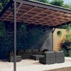 vidaXL Garden Lounge Set Grey - 2 of 4