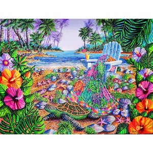 Sunsout Tropical Breeze 500 pc Jigsaw Puzzle 14636 - 1 of 4