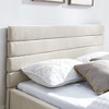 GDFStudio Monica Modern Velvet Upholstered Queen Platform Bed with Storage Drawers and Tufted Headboard - 3 of 4
