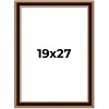 PosterPalooza | Weathered Gold Picture Frame - UV Acrylic, Foam Board Backing, Hanging Hardware - 2 of 4