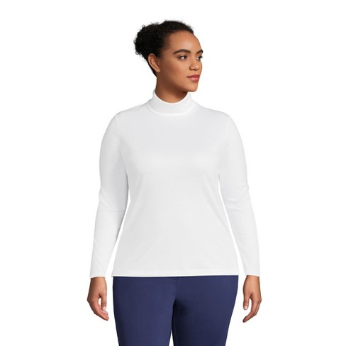 Women's Supima Cotton Long Sleeve Turtleneck