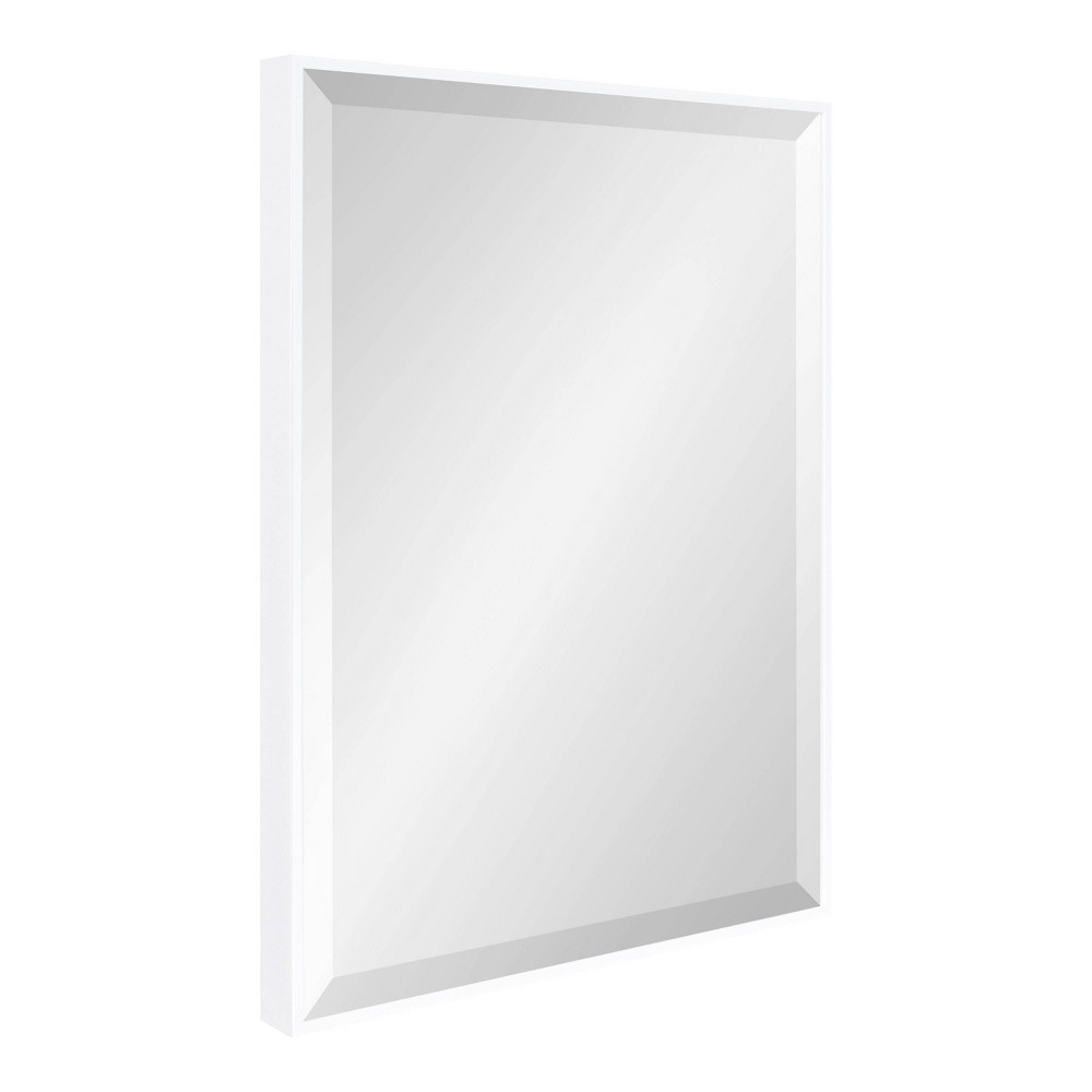 Photos - Wall Mirror 18.7" x 24.7" Rhodes Rectangle  White - Kate & Laurel All Thing