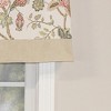 RLF Home Gianna Banded 3" Rod Pocket Contrast Bottom Banding Valance, 50" x 16" - 3 of 4