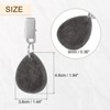 Unique Bargains Water Drop Shape Marble Tablecloth Weights with Metal Clip 12 Pcs - 2 of 4