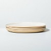 4pk Tonal Bamboo-Melamine Dinner Plate Set Natural/Cream - Hearth & Hand™ with Magnolia - image 3 of 4