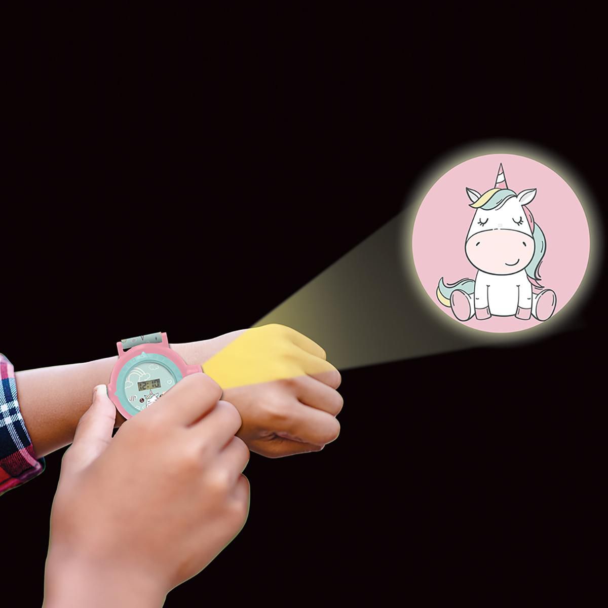 Lexibook Unicorn Adjustable projection watch digital screen, 20 images of Unicorn, for Children - thumbnail 4