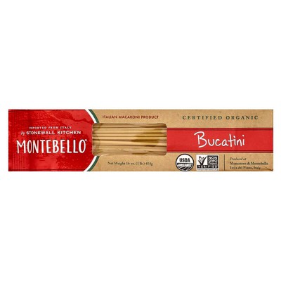 Montebello, Organic Bucatini, 16 oz