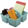 Teacher Created Resources® Plastic Storage Caddy, Calming Blue, Pack of 6 - 4 of 4