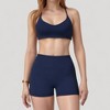 Anna-Kaci Active Women's Scoop Neck Sports Bra with Adjustable Straps and Smooth Stretch Fit - 4 of 4