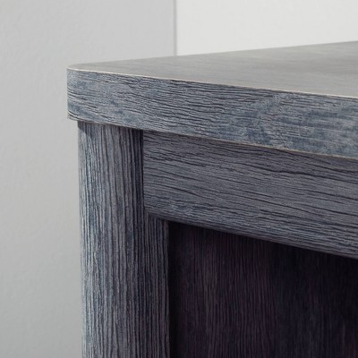 Denim Oak Adjustable Cubby Storage Bookshelf