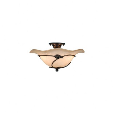 Vaxcel Vine 2 - Light Flush Mount in  Oil Shale
