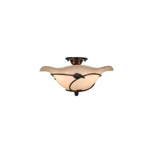 Vaxcel Vine 2 - Light Flush Mount in  Oil Shale - 1 of 2