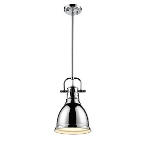 Golden Lighting Duncan Small Pendant with Rod - 1 of 2