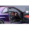 Nissan Nismo R34 GT-R Z-TUNE RHD (Right Hand Drive) Midnight Purple III Metallic 1/18 Model Car by Autoart - 4 of 4
