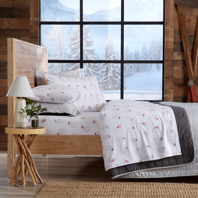 Great Bay Home Cotton Printed Flannel Sheet Set