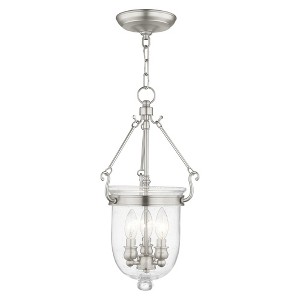 Livex Lighting Jefferson 3 - Light Chandelier in  Brushed Nickel - 1 of 1