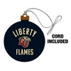 Liberty University Flames Logo Wood Christmas Tree Holiday Ornament - 2 of 4