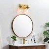 Elegant Lighting Saanvi 2 light Brass and Clear Bath Sconce - 3 of 4
