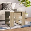 vidaXL Coffee Table Home Indoor Living Room Storage Accent Centre Couch End Side Tea Sofa Table Desk Furniture Sonoma Oak Engineered Wood - 2 of 4