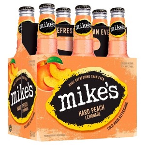 Mike's Hard Peach Lemonade - 6pk/11.2 fl oz Bottles - 1 of 4