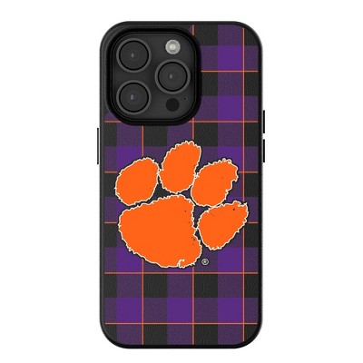 Keyscaper NCAA Plaid MagSafe Compatible Cell Phone Case for iPhone 16 Pro Max