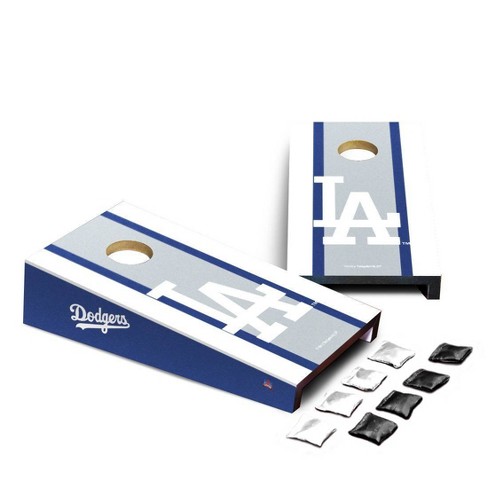 Mlb Los Angeles Dodgers Desktop Cornhole Board Set : Target