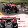 Kids Electric ATV, 6V Battery Powered 4 Wheeler, 1.8 MPH Safe Speed, Music, Easy Controls, Durable Outdoor Ride On Toy - 3 of 4