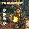 GIGALUMI Solar Loving Mother and Child Bears Statue Light for Gift, Outdoor Garden Decor with LED Lights for Mom, Grandma & Wife, Waterproof - 3 of 4