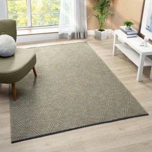 Luxe Weavers Modern Farmhouse Washable Indoor Area Rug Anti-Slip Carpet - 1 of 4
