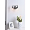 Elegant Lighting Serif 2 light chrome Wall Sconce - 2 of 4