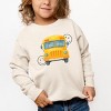 The Juniper Shop SmileyWorld Watercolor Bus Toddler Sweatshirt - 3 of 4