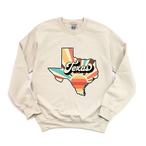 Simply Sage Market Women's Graphic Sweatshirt Retro Texas - 1 of 4