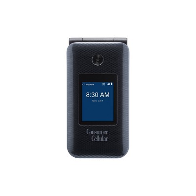 Consumer Cellular Postpaid Samsung Link II Flip (8GB) - Black