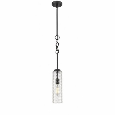 Wexford - 1 Light Stem Hung Mini Pendant In Art Deco Style-20.75 Inches Tall and 4 Inches Wide