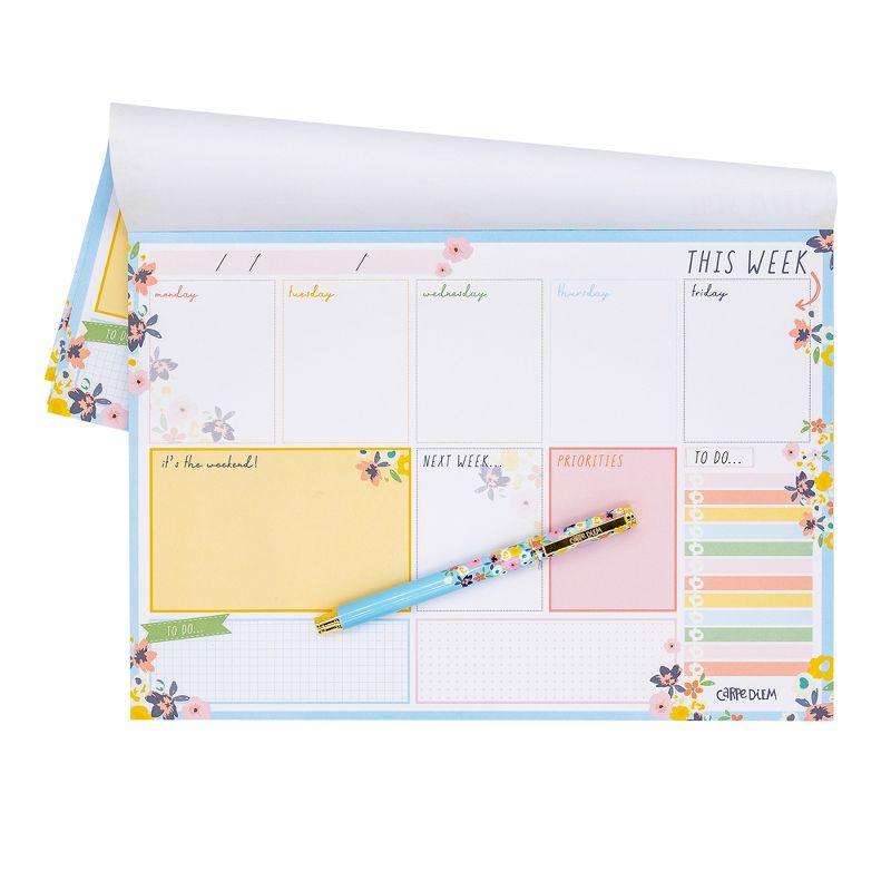 Pukka Pads Weekly Planner Pad - Ditzy Floral - Pack 6, 3 of 6
