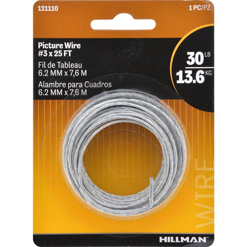 Hillman 25ft 30lbs Picture Hanging Wire, 2 of 5