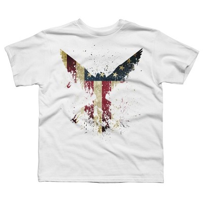 Boy's Design By Humans M'erica Eagle By designpro44 T-Shirt