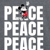 Men's - Disney - Mickey Peace Long Sleeve Graphic T-Shirt - 2 of 4