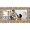 PosterPalooza | 38x20 Wide Bamboo Picture Frame, UV Acrylic, 4 Finishes - Brown, Black, Silver, and Natural - 2 of 4