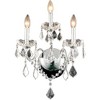 Elegant Lighting St. Francis 3 light Chrome Wall Sconce Clear Royal Cut Crystal - 4 of 4