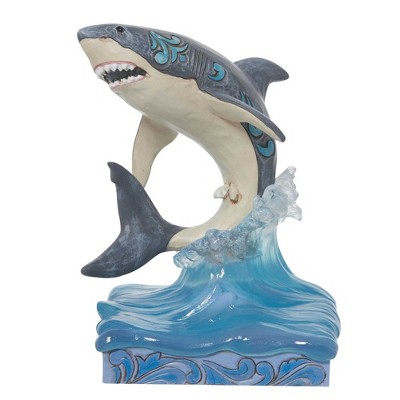 Jim Shore 5.75 In Great White Shark Animal Planet Figurines